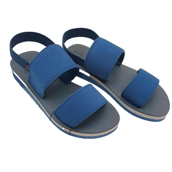 Chooka Flatform Strappy Low Wedge Heal Womens Sandals - Picture 4 of 6